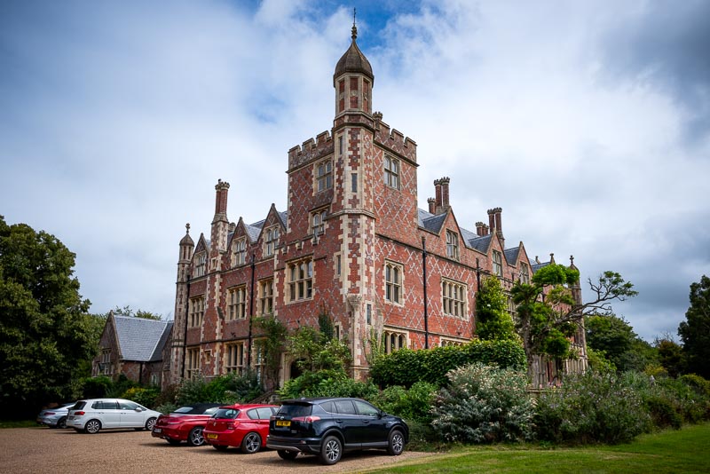 Virginia and Simon the gardens at Horsted Place Hotel.